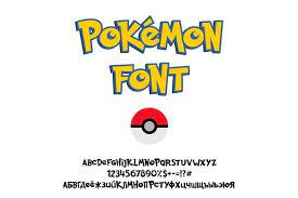 Pokemon Go Font Pokemon Font Pokemon Business Card Logo