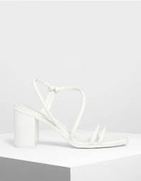 Buckle up with strappy statement styles from simmi, or express your individual sense of style with steve madden. Parity Heel Sandals White Up To 67 Off