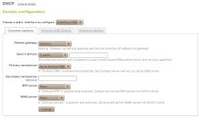 Network Configuration Service Dhcp Zentyal 2 0 Documentation