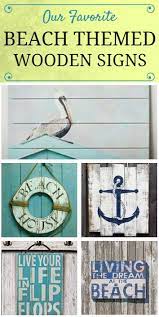 Wooden beach sign with ocean shells and starfish elements beach decor for coastal theme interior beach house home bathroom decor, 11.8 x 3.93 inch 5.0 out of 5 stars 4 $9.99 $ 9. Pin On Wooden Crafts