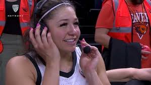 Ruth Hamblin and Gabriella Hanson after OSU's 84-70 win over UO