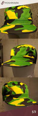 Camouflage Hat Camouflage Hat Camouflage Yellow Hat
