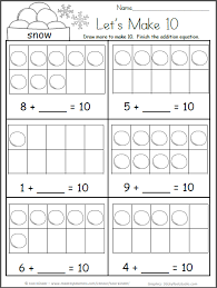 Free Kindergarten Math Worksheets For Winter Snowball 10 Frames Madebyteachers Kindergarten Math Worksheets Free Kindergarten Math Free Kindergarten Math Worksheets