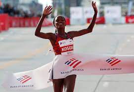 (the iaaf distinguishes between world records set with male pacemakers and those set without.) Kenya S Brigid Kosgei Breaks Marathon World Record The New York Times