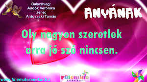 Anyáknapi idézet, sms anyák napjára. Anyak Napjara Fulemule Zenekar Anyanak Anyak Napi Dal Dalok Gyerekeknek Anyak Napja Zene Youtube Youtube