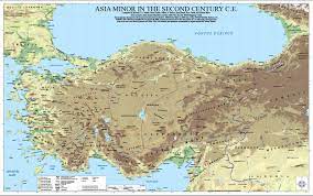 Map Of Asia Minor Today Awol - The Ancient World Online: Wall Map Now Available: Asia Minor In The  Second Century C.e.