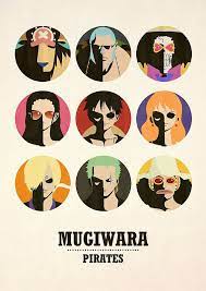 Boa hancock luffy ( 2 ans plus tard ) nami ( 2 ans plus tard ) nico robin nico robin ( 2 ans plus tard ). Mugiwara Pirates Affiche Minimaliste One Piece Manga Anime Mangas