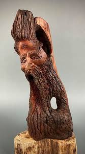 Wood Spirit On Bishop Wood Root Wood Spirit Wood Rescued Wood