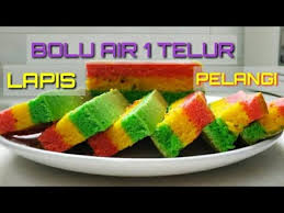 Keunggulan bolu kukus bento pelangi adalah teksturnya sangat lembut dan merukan inovosi bentuk dan varian rasa dari bolu kukus sebelumnya, bolu bolu kukus bento pelangi super lembut dengan bentuk yang menarik, kami juga menulis resep ini diblog www.sobatdapur.com dan banyak resep. Resep Bolu Air 1 Telur Lapis Pelangi Youtube