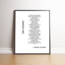 The Journey Poemmary Oliver Print Posterpoetry Image 1 Book Print Inspirational Prints Quote Prints