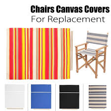 Tbacw 5pcs director chair canvas replacement cover canvas covers for director chair, with1 set chair replacement +1 pair fiberglass stick + 3pcs storage accessories (not including the chair) (red) 3.3 out of 5 stars. Recreation Casual Director Chair Cover Stool Protector Replacement Canvas Seat Covers Kit Back Cover Seat Cover Wish