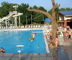 20 Oak With Rope Swing Branch Ballwin Aquatic Center And Pool In Ballwin Mo Swimming Pools Backyard Outdoor Improvements Pool Remodel