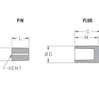 3,50 Stainless Steel Metric Lee Plug® | The Lee Co