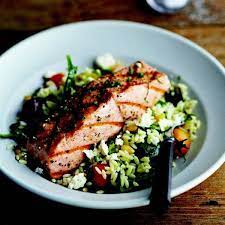 Check out below for information on foods that can help raise good. Salmon Is Rich In Omega 3 Fatty Acids Which Are Known To Lower Cholesterol And It Is About As Healthy As Fi Vinaigrette Recipes Grilled Salmon Salmon Recipes