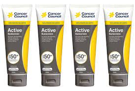 Free delivery and returns on ebay plus items for plus members. Amazon Com Cancer Council Active Sunscreen Lotion Spf50 Dry Touch Fast Absorbing Lotion For Oily Skin 110 Ml X 4 Beauty Personal Care