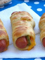 And i promise kids (and adults!) will want to eat them. Soft Pretzel Dogs An Homage To Auntie Anne S Pretzels Cooking Recipes Hot Dog Recipes Pretzel Dogs