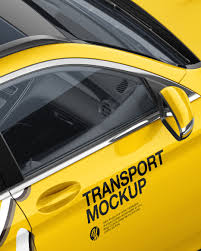 Download Compact Crossover Suv Mockup Back Half Side View High Angle Shot In Vehicle Mockups On Yellow Images Object Mockups PSD Mockup Templates