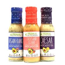 Maybe you would like to learn more about one of these? Primal Kitchen Dressing 3 Pack Sampler Whole 30 Approved Paleo Friendly Thousand Island Vegan Ranch Caesar 8oz Each Buy Online In Brunei At Brunei Desertcart Com Productid 114971736