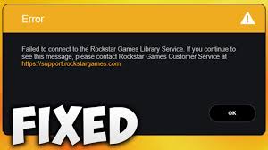 How To Fix Failed To Connect To The Rockstar Games Library Service Error Gta V Launcher Youtube
