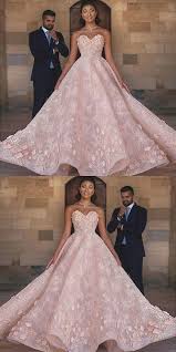 A Line Sweetheart Floor Length Pink Beaded Lace Prom Dress With Appliques By Meetbeauty 221 13 Prom Dresses Long Pink Sweetheart Prom Dress Prom Dresses Lace