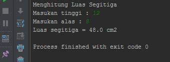 )) a = float(input(masukan alas : Menghitung Luas Segitiga Python Ziterz