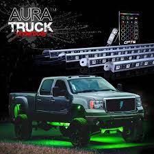 Aura Pro Truck Led Aluminum Underglow Lighting Kit Bluetooth Enabled App Full Color Spectrum Truck Accessories Trucks Cool Truck Accessories