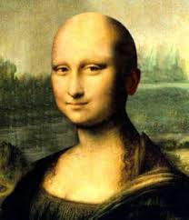 Bald Mona. Uh-oh, did she have to shave her head because she had a  boyfriend? LOL