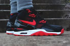 Black Bo Jackson Shoes Mens Nike Air Trainer Sc High Black Red 3 Bo Jackson Bo Jackson Sneakers Nike