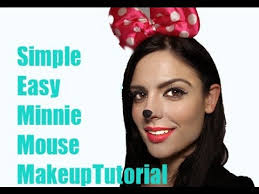 easy minnie mouse makeup tutorial 2016