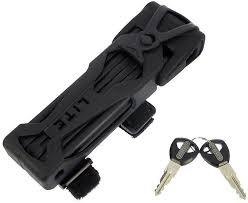 Amazon Com Abus Folding Bordo Lite 6050 Lock 85cm Black Sports Outdoors