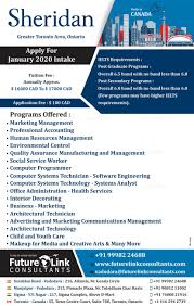 Sheridan College Canada Have Opened Up Some Of Their Best Programs For January 2020 Intake Graduate Program Sheridan College How To Apply