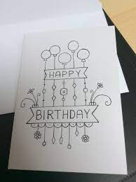 Happy Birthday Card Birthday Card Drawing Homemade Birthday Cards Birthday Cards