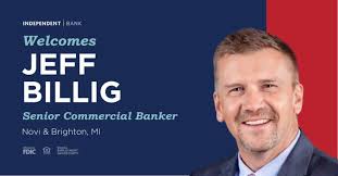 We're excited to welcome Jeff Billig to our commercial lending team in the  Novi and Brighton area!