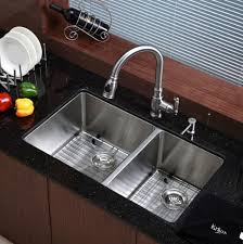 The kitchen sink is a family owned business operating successfully from dublin since 2010. Undermount 60 40 Double Bowl 16 Gauge Stainless Steel Kitchen Sink 33 Kitchen New York By Kraus Usa Inc Houzz Ie