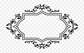 Download 1935 names cliparts for free. Fancy Label Png Name Tag Border Floral Black And White Clipart 121503 Pikpng