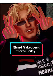 Transforming Thorne Bailey in Sims 4 Makeover