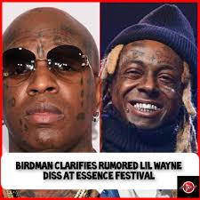 Birdman has clarified there is no bad blood between him and Lil Wayne  following speculation of a rift after the Essence Festival. The Cash Money  mogul performed with Juvenile, B.G., and Mannie