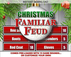Christmas Family Feud W Scoreboard Pc Mac Ipad And Iphone Christmas Interactive Powerpoint Gam Christmas Family Feud Holiday Christmas Trivia
