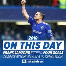 Aston villa vs chelsea latest odds. Talk Chelsea On Twitter On This Day In 2010 Frank Lampard Scored Four Goals Against Aston Villa In A 7 1 Win Cfc Chelsea
