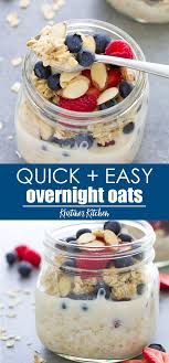 The maple is what makes the recipe amazing and the author is right, pair it with a cup of coffee and it's perfect! This Is Our Favorite Easy Overnight Oats Recipe Made With Just 4 Ingredients Overnight Oats Recipe Easy Low Calorie Overnight Oats Overnight Oats Healthy Easy