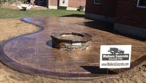 Maybe you would like to learn more about one of these? Stamped Concrete Patio With Fire Pit