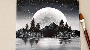 Maybe you would like to learn more about one of these? Black White Easy Landscape Painting For Beginners Acrylic Painting Technique Acrylic Painting For Beginners Easy Painting Frozen Ii Elsa Drawing Emma Watson Harry Potter