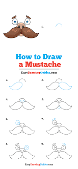 How to draw a mustache. How To Draw A Mustache Really Easy Drawing Tutorial