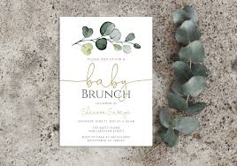 Greenery Baby Brunch Invitation Template Eucalyptus Baby Etsy Baby Shower Invitation Templates Garden Shower Invitations Brunch Invitations And now there is an invitation geared specifically towards the people who love to brunch. greenery baby brunch invitation
