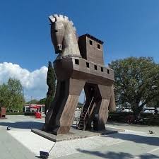 In computing, a trojan horse (or simply trojan) is any malware which misleads users of its true intent. Trojan Horse In Troy Turkey Google Maps 4