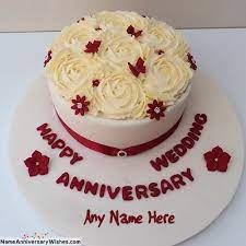 Maybe you would like to learn more about one of these? Happy Wedding Anniversary Cake Images With Name Editor Asktiming