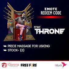 Free fire is one of the famous battle royal games in india. Free Fire Diamond Redeem Code Throne Emotes Redeem Code Price Usking For Order Massage Us Free Fire Code Redeem Site Reward Ff Garena Com Web Results Free Fire Facebook