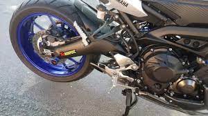 Yamaha Tracer Mt 09 Fj 09 Race Blue Akrapovic Greece Youtube