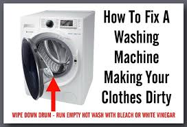 Drying white and colorful laundry together. How To Fix A Washing Machine Making Your Clothes Dirty Stains On Clothing