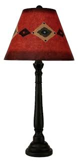 Vintage g scatchard handmade pottery handmade pottery lamps are a unique detail of the interior design. Southwest Shade On Round Pottery Buffet Lamp 32